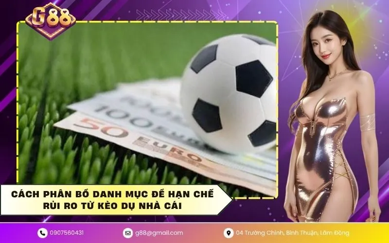 Cách phân bổ danh mục để hạn chế rủi ro từ kèo dụ nhà cái