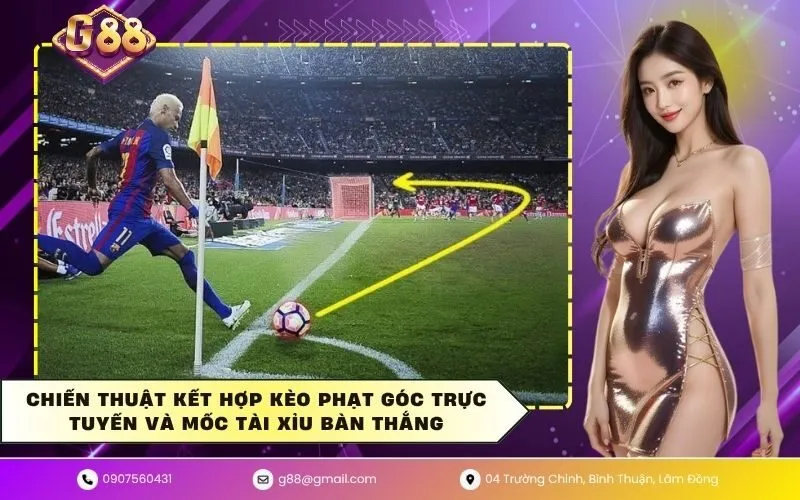 Chiến thuật kết hợp kèo phạt góc trực tuyến và mốc tài xỉu bàn thắng