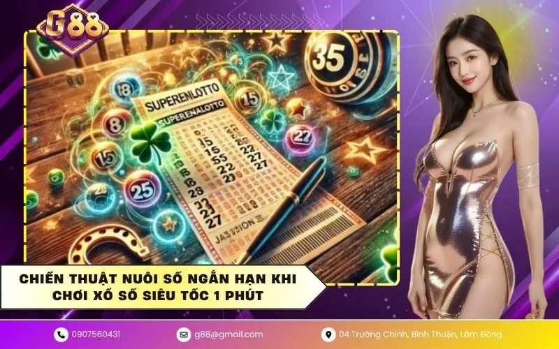 Chiến thuật nuôi số ngắn hạn khi chơi xổ số siêu tốc 1 phút
