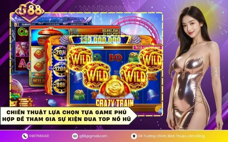 Chiến thuật lựa chọn tựa game phù hợp để tham gia sự kiện đua top nổ hũ